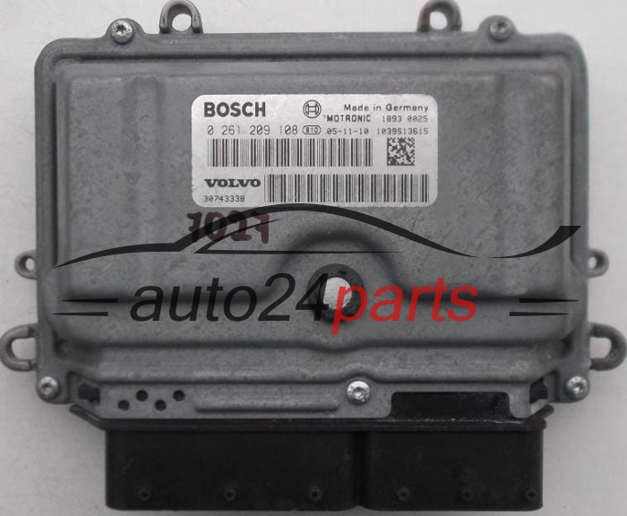KOMPUTER STEROWNIK SILNIKA VOLVO S80 2.5 T BOSCH 0 261 209 108, 0261209108, 30743338 