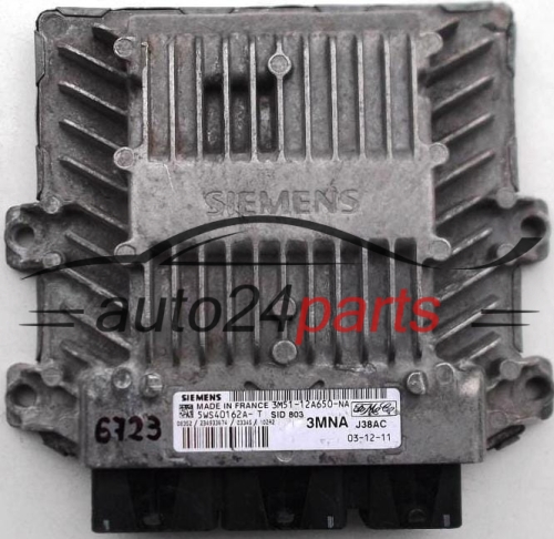 MOTORSTEUERGERÄT ECU STEUERGERÄT FORD C-MAX 2.0 TDCI 3M51-12A650-NA, 3M5112A650NA, 5WS40162A-T, 3MNA