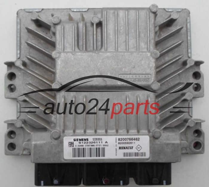 ECU CENTRALITA DE MOTOR  RENAULT 1.5 DCI SIEMENS S122326111 A,  8200766462, 8200592611