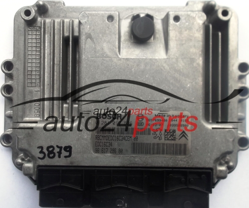 MOTORSTEUERGERÄT ECU STEUERGERAT PEUGEOT 207 1.4 HDI BOSCH 0 281 012 526, 0281012526, 96 617 286 80, 9661728680, 9657699480 EDC16C34, 1039S08900