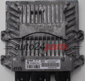 MOTORSTEUERGERÄT ECU STEUERGERÄT CITROEN C2 1.4 HDI SIEMENS 5WS40075D-T, 5WS40075DT, SW 9652888680, HW 9648624280, SID804 