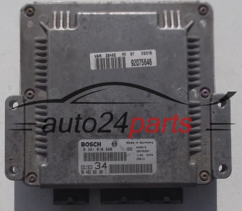 MOTORSTEUERGERÄT ECU STEUERGERÄT PEUGEOT 607 2.2 HDI BOSCH 0 281 010 880