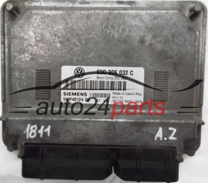 KOMPUTER STEROWNIK SILNIKA VW VOLKSWAGEN POLO 1.2 03D906032C, 03D 906 032 C, SIEMENS 5WP40124 07, 5WP4012407 - 1811, 1813, 1878, 2023, 1946, 5359, 5608,  5649, 5788, 6604, 6638, 11891, 15667