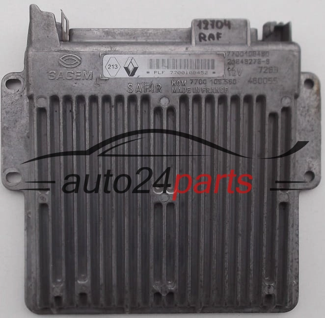 KOMPUTER STEROWNIK SILNIKA RENAULT TWINGO Sagem 21649276-9, 7700108452, 7700108490
