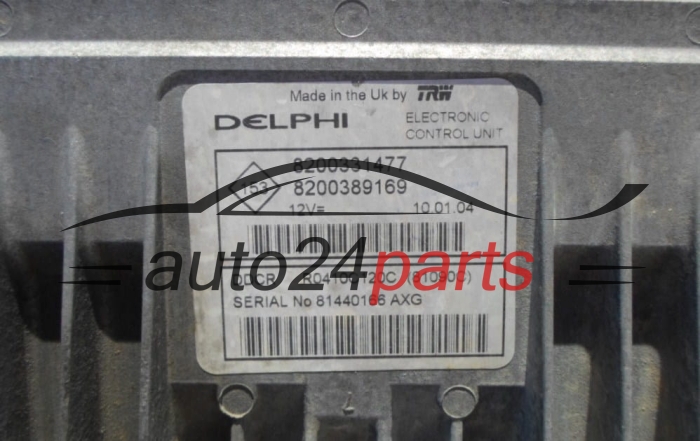 KOMPUTER STEROWNIK SILNIKA RENAULT CLIO 1.5 DCI Delphi R0410C120C
