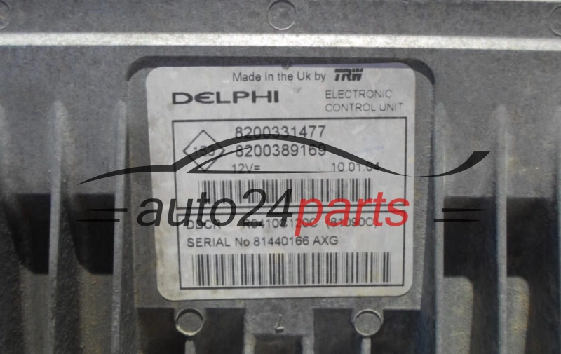 KOMPUTER STEROWNIK SILNIKA RENAULT CLIO 1.5 DCI Delphi R0410C120C
