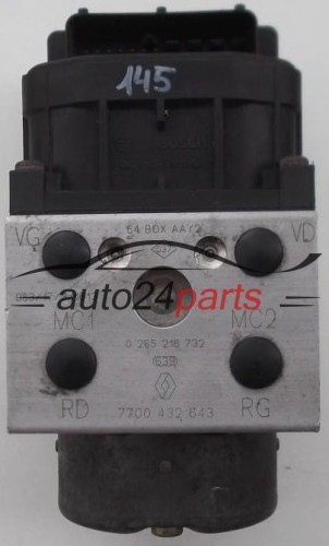 BOSCH 0 265 216 732,0265216732, 0 273 004 395, 0273004395, 0 273 004 394, 0273004394, 7700 432 643, 7700432643