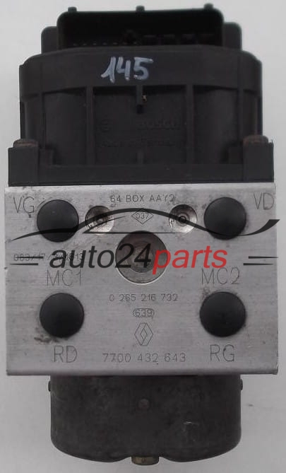 BOSCH 0 265 216 732,0265216732, 0 273 004 395, 0273004395, 0 273 004 394, 0273004394, 7700 432 643, 7700432643