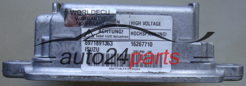 KOMPUTER STEROWNIK POMPY WTRYSKOWEJ EDU OPEL ISUZU 8971891363, Delphi Delco 16267710