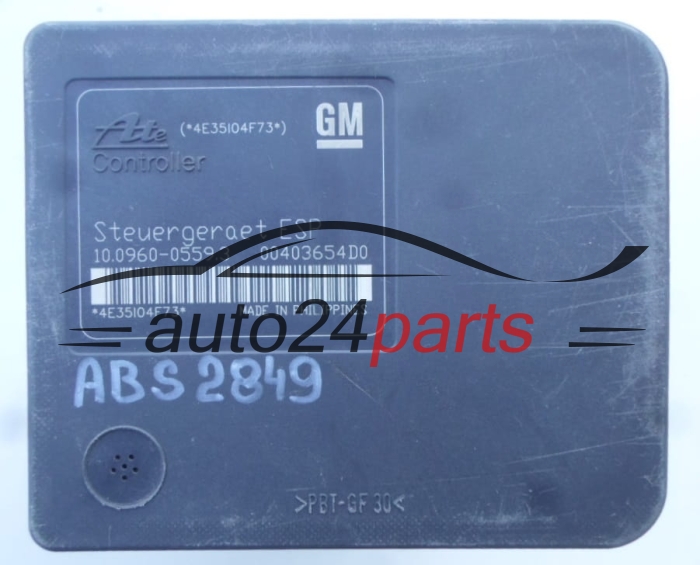 OPEL ASTRA H ZAFIRA B GM 13 234 911 AS, 13234911, ATE 10.0206-0248.4, 10020602484, 10.0960-0559.3, 10096005593