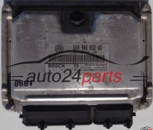 MOTORSTEUERGERÄT ECU STEUERGERAT SEAT, VW VOLKSWAGEN POLO 1.4, BOSCH 0 261 207 229, 0261207229, 6K0 906 032 AD, 6K0906032AD 