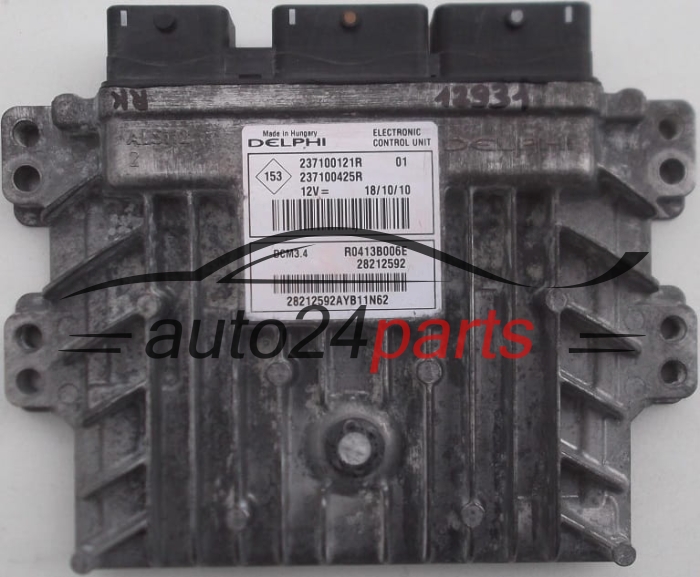 CALCULATEUR MOTEUR RENAULT MEGANE 1.5 HDI DELPHI R0413B006E, 237100121R, 237100425R, 28212592