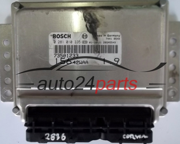 Calculateur Moteur Alfa Romeo 156 1.9 JTD 0281010335 73501233 15642WAA 28SA5549