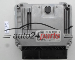 CALCULATEUR MOTEUR VW VOLKSWAGEN NEW BEETLE 2.0 TDI BOSCH 0 281 018 833, 0281018833, 03L 906 018 PM, 03L906018PM, EDC17C46