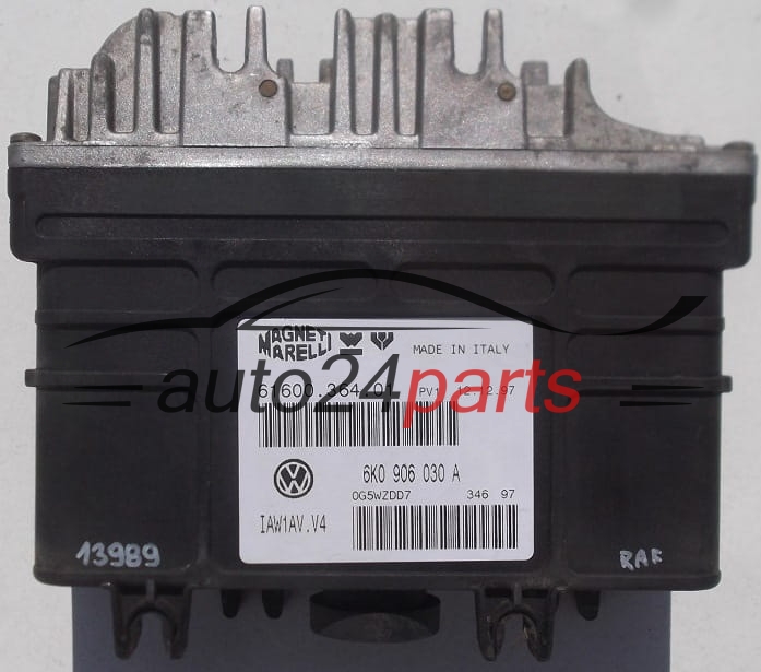 KOMPUTER STEROWNIK SILNIKA SEAT IBIZA CORDOBA VW POLO 1.6 AEE 6K0906030A,  IAW1AVV4