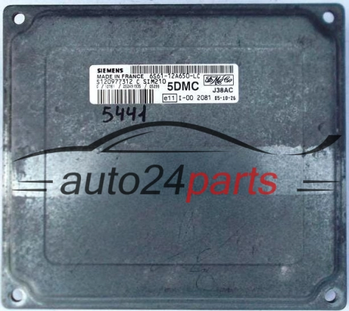 KOMPUTER STEROWNIK SILNIKA FORD FIESTA FUSION 1.4 SIEMENS SIM210 S120977312C, S120977312 C, 6S6112A650LC, 6S61-12A650-LC 5DMC - 5441