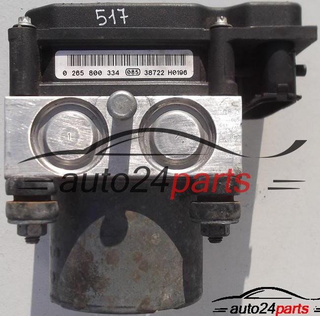 BOMBA HIDRAULICA Y CENTRALITA ABS NISSAN PRIMERA BOSCH 0 265 231 317, 0265231317, 47660AV712, 0 265 800 334, 0265800334