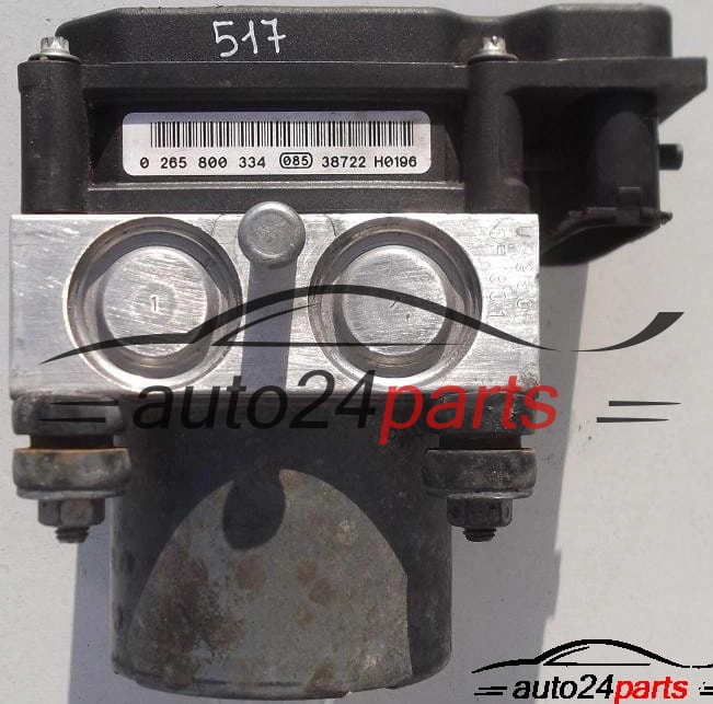 BOMBA HIDRAULICA Y CENTRALITA ABS NISSAN PRIMERA BOSCH 0 265 231 317, 0265231317, 47660AV712, 0 265 800 334, 0265800334