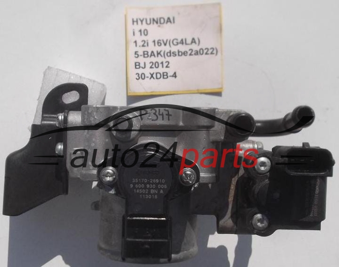 DROSSELKLAPPE HYUNDAI i10 35170-26910, 3517026910, 9 600 930 006, 9600930006, 30-XDB-4, 30XDB4 
