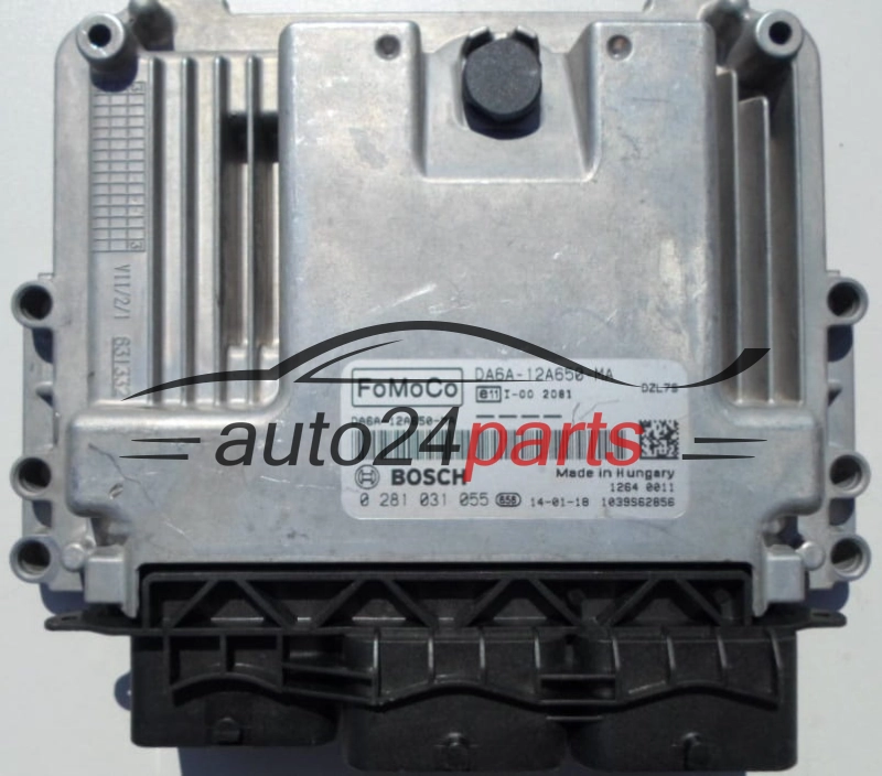CALCULATEUR MOTEUR FORD FIESTA 1.5 TDCI BOSCH 0 281 031 055,  FoMoCo DA6A-12A650-MA