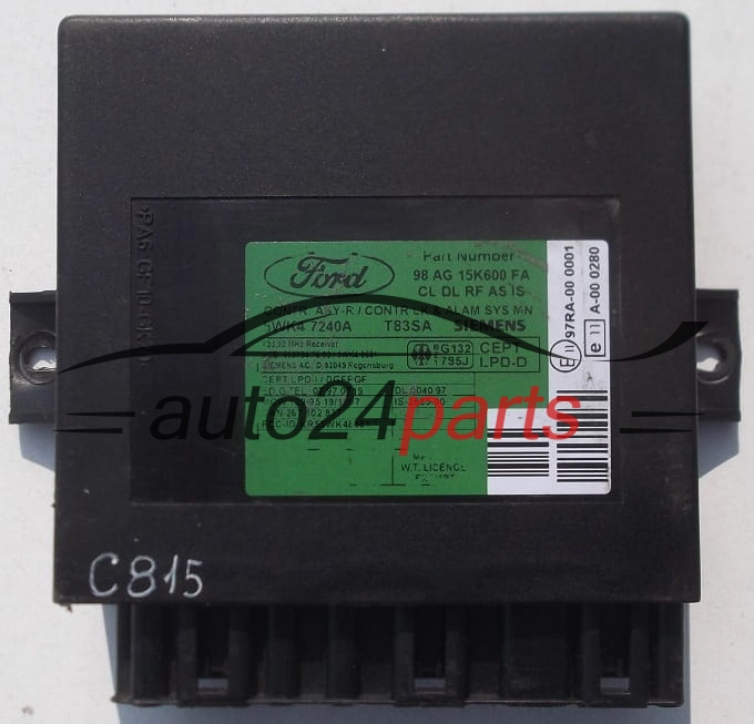 5WK4 7240A, 98 AG 15K600 FA 