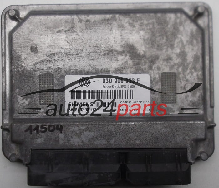 KOMPUTER STEROWNIK SILNIKA VW VOLKSWAGEN POLO 1.2 03D906033F