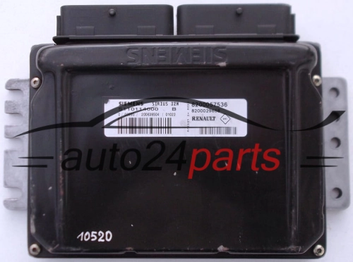 MOTORSTEUERGERÄT ECU STEUERGERÄT  RENAULT CLIO 1.2 SIEMENS S110114000 B