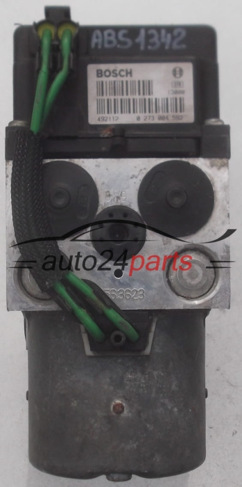 POMPE HYDRAULIQUE ET CALCULATEUR dABS OPEL ASTRA G ZAFIRA A BOSCH 0 265 220 636, 0265220636, GM 24432510 ER 0 273 004 592