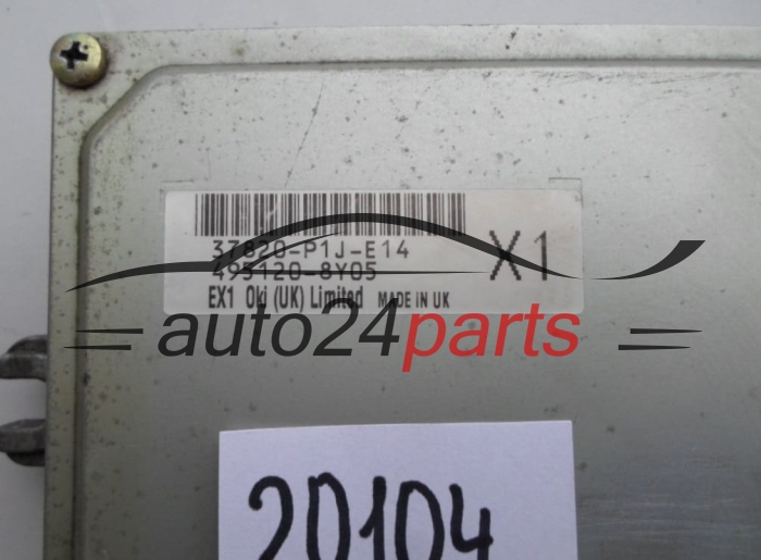 KOMPUTER STEROWNIK SILNIKA HONDA CIVIC 1.4 37820-P1J-E14, 37820P1JE14, 495120-8Y05, 4951208Y05