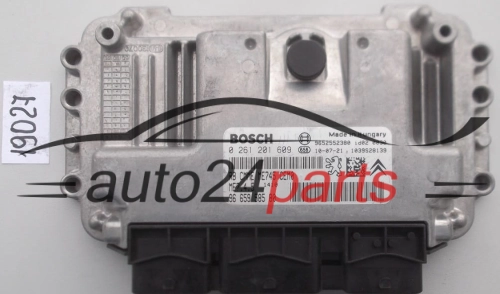 KOMPUTER STEROWNIK SILNIKA CITROEN C4 1.6 BOSCH 0 261 201 609,  96 659 585 80