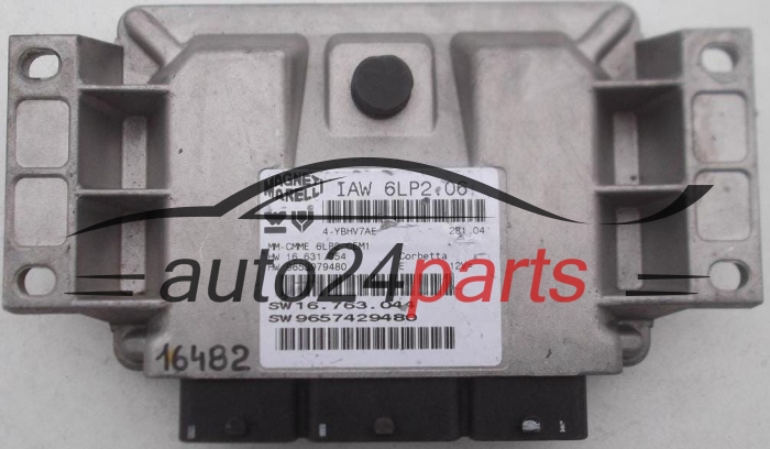 MOTORSTEUERGERÄT ECU STEUERGERAT CITROEN PEUGEOT 1.4 Magneti Marelli IAW 6LP2.06, IAW6LP2, IAW6LP206, SW 9657429480, SW9657429480