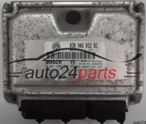 MOTORSTEUERGERÄT ECU STEUERGERÄT VW VOLKSWAGEN POLO 1.0 030906032BC, 030 906 032 BC, BOSCH 0261206766, 0 261 206 766 