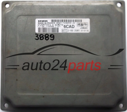 KOMPUTER STEROWNIK SILNIKA FORD FIESTA 1.3 SIEMENS SIM210 6CAD S120977314 D 6S61-12A650-JD, 6S6112A650JD - 3889