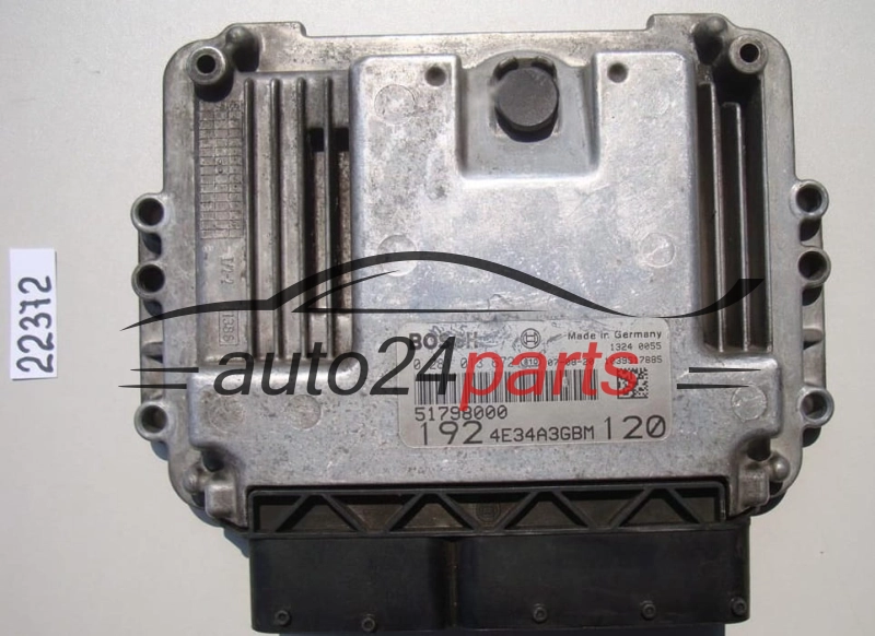 Komputer sterownik silnika Alfa Romeo / Fiat 1.9 JTD 0281013672 51798000