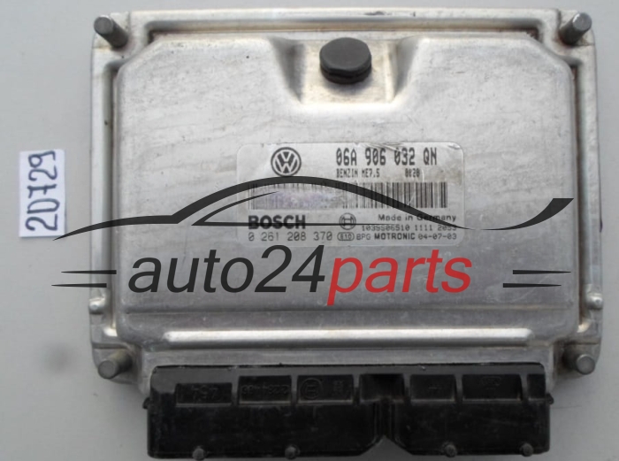 CENTRALITA DE MOTOR SEAT 1.8 T BOSCH 0 261 208 370, 0261208370, 06A 906 032 QN, 06A906032QN 