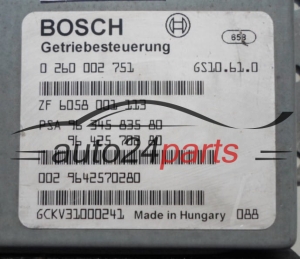 STEROWNIK SKRZYNI AUTOMATYCZNEJ CITROEN PEUGEOT BOSCH 0260002751, 96 345 835 80