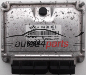 KOMPUTER STEROWNIK SILNIKA VW VOLKSWAGEN SKODA 1.8 T BOSCH 0 261 206 864, 0261206864, 06A 906 032 DJ, 06A906032DJ - 