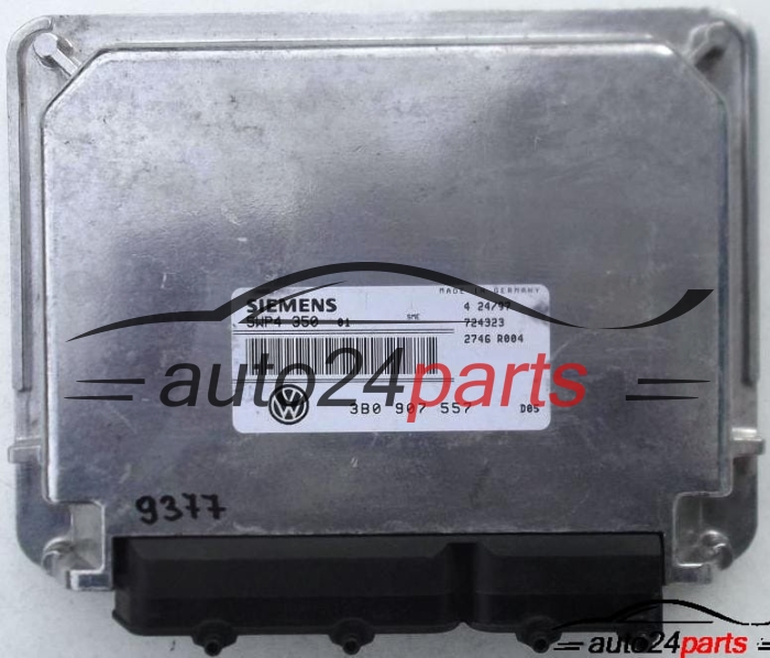 CALCULATEUR MOTEUR VW VOLKSWAGEN PASSAT 1.6, SIMENS 5WP4 350, 5WP4350, 3B0 907 557, 3B0907557 
