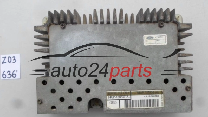 STEROWNIK WZMACNIACZ FORD MONDEO, VW GALAXY SHARAN 2.5 24V, 94BP-18T806-BA, 94BP18T806BA, HABA030521, 94GP-18B849-A, 94GP18B849A