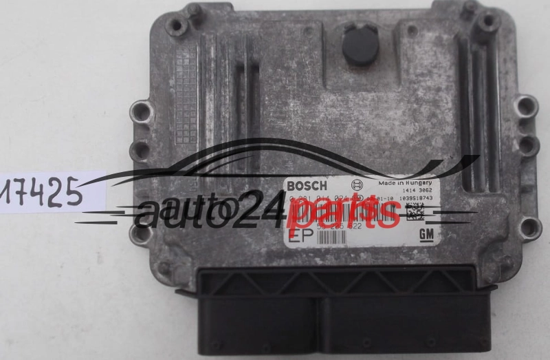 ECU CENTRALITA DE MOTOR OPEL ASTRA ZAFIRA 1.9 CDTI BOSCH 0 281 014 024, 0281014024, GM 55 205 622 EP