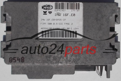 KOMPUTER STEROWNIK SILNIKA FIAT 500 0.9 MAGNETI MARELLI IAW 16F.E0, IAW16FE0, 46524180, 61602.103.00 E, 6160210300 E - 