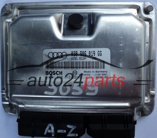 KOMPUTER STEROWNIK SILNIKA AUDI A4 1.9 TDI 038906019GG, 038 906 019 GG, BOSCH 0 281 010 813, 0281010813, DIESEL EDC15P+ 1498, 28SA5462 - 3059