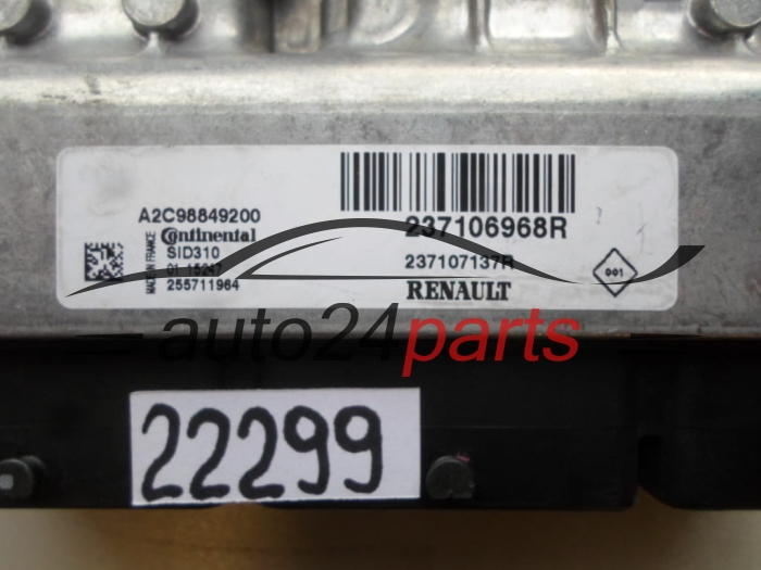 CENTRALITA DE MOTOR RENAULT 1.5 DCI 237106968R, A2C98849200, SID310