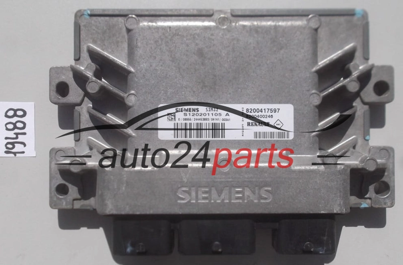 KOMPUTER STEROWNIK SILNIKA RENAULT CLIO SIEMENS S120201105 A,  8200417597