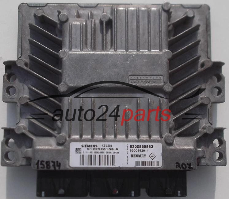 KOMPUTER STEROWNIK SILNIKA RENAULT MEGANE 1.5 DCI SIEMENS S122326109 A