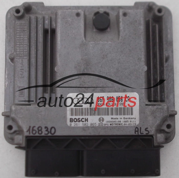 ECU CENTRALITA DE MOTOR AUDI 2.0 FSI BOSCH 0 261 S02 065, 0261S02065, 06F 906 056 CP, 06F906056CP