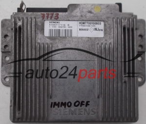 MOTORSTEUERGERÄT ECU STEUERGERAT RENAULT LAGUNA 2 1.9 DCI, S103717116 R, S103717116R, HOM7700100603, 7700106185
