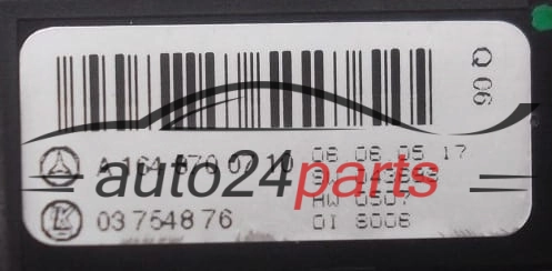 PANEL OGRZEWANIA STEROWNIK NAWIEWU REGULATOR MERCEDES ML W164 A 164 870 07 10