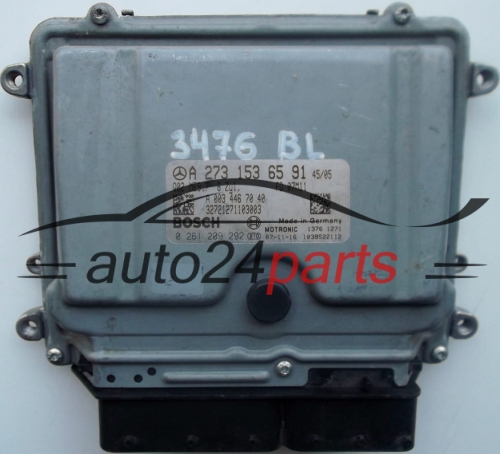 KOMPUTER STEROWNIK SILNIKA MERCEDES BOSCH 0261209292, 0 261 209 292, A2731536591, A 273 153 65 91, A0034467040, A 003 446 70 40, 1039S22112 