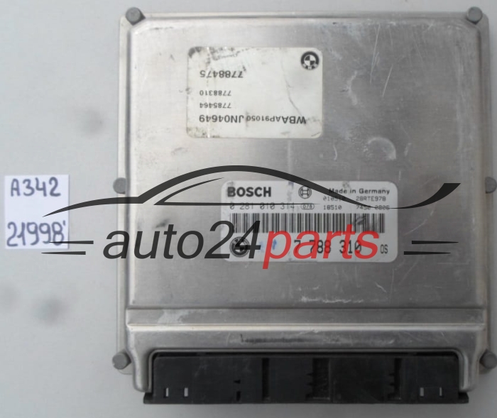 KOMPUTER STEROWNIK SILNIKA BMW BOSCH 0 281 010 314, 0281010314, 7 788 310, 7788310 
